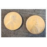1936 and 1955 D wheat pennies