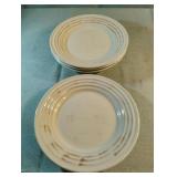 Gibson salad plates. Set of 4