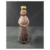 Vintage Mrs. BUTTERSWORTH BROWN GLASS BOTTLE