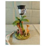 Giraffe and Monkey Jungle Table Lamp