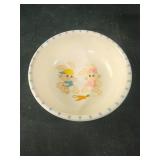 Vintage 1986 PECO Melamine Ware Bowl bunnies
