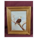Eagle painting by Elva C. Smith 11.5 x 13.5
