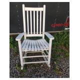 Vintage wood rocking chair 19.5 x 36.5 x 16.5