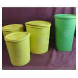 Vintage Tupperware canisters