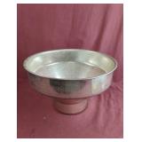 Vintage steel milk dairy strainer