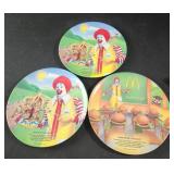 3 Vintage 1989 Ronald McDonald