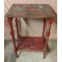Vintage wood side table. Needs some TLC. 18 x 28
