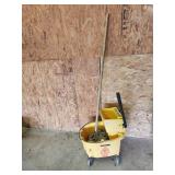Commercial mop bucket and mop