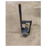 Mobile home anchor machine