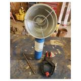 Portable Propane cylinder feels empty with head,