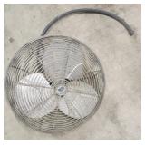 Uniflo industrial wall mount metal fan 22"