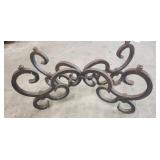 33x17 cast iron table bottom