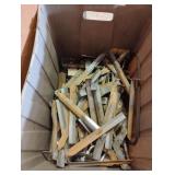 Metal stakes and bolts
