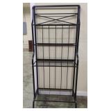 Bakers metal rack 30 x 72.5 x 16.5