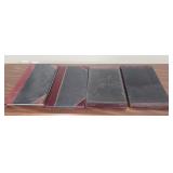 Vintage ledger books, have entries 1940s. T