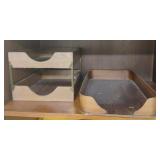 Wood file organizers