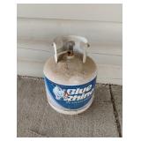 15 lb propane take. Unknown amount. NO SHIPPING