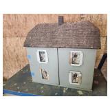 28x29x17 antique Vintage doll house, door needs