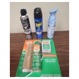 Wasp spray, off spray, raid flying insect and