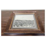 15x13 framed Vintage working in the tobacco