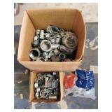 Assorted fittings, clamps, connectors