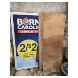 Plywood Pieces & Sign- 18ï¿½"x 48" Boards