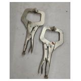C-clamps locking pliers
