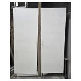 2 White Cabinets 23ï¿½"W 16"D 70"T