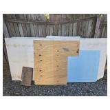 2" Foam Board Pieces, 3/4" Foam Board Piece &