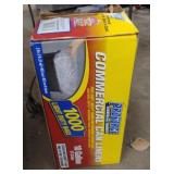 Commercial can liners. 10 gal. Opened box
