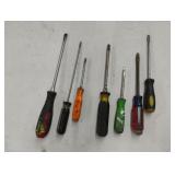 Flat head screw drivers