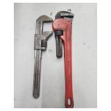 2 pipe wrenches