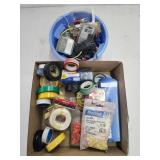 Tape, wire connector butts, wire