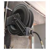 Air hose and metal reel