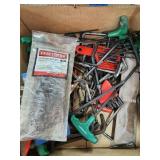 Hex keys Allen wrenches