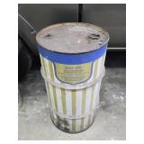 Empty Metal Drum 28" tall