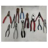 Assortment of pliers