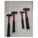 Ball peen hammers