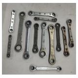 Racheting box end wrenches