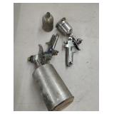 Pneumatic paint sprayers