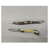 Old Tomer pocket knife has a broken blade and a
