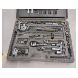 Stanley plastic carry case with misc sockets