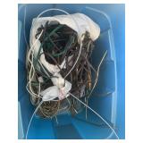 Tub of lamp parts & cords
