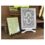 Ceramic Tile and Wooden Tile with stands