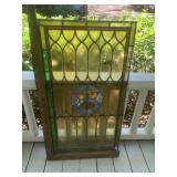 Vintage Stained Glass Window