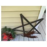 Christmas Angel Star & 2 other wreaths