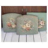 Needlepoint seats
