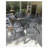 Rataan table with 4 chairs