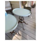 Pair of Harp End Tables