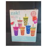 Zak color changing reusable tumblers sealed box